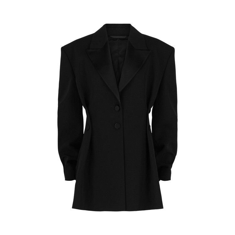 Givenchy Pleated Single Breasted Blazer 'Black'
