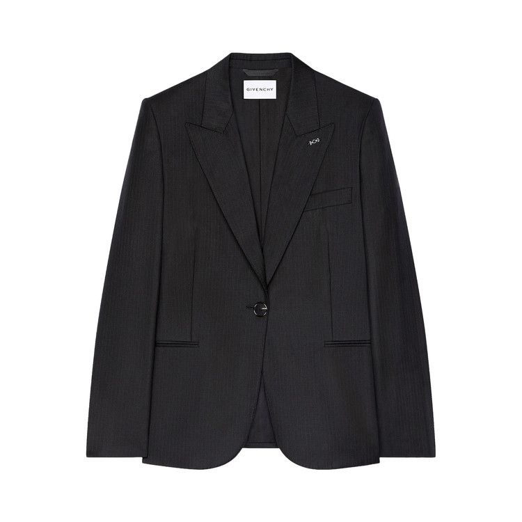 Givenchy Single Breasted Jacket 'Grey Mix'