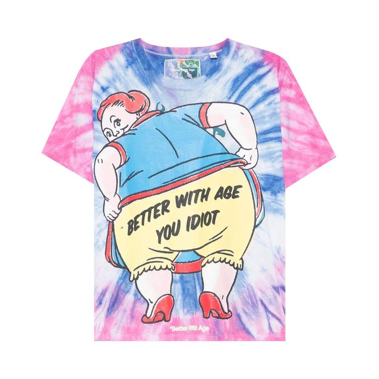 *Better With Age Frizzle T-Shirt 'Tie-Dye'