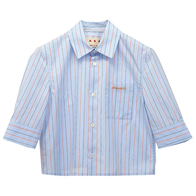 Marni Short-Sleeve Shirt 'Iris Blue'