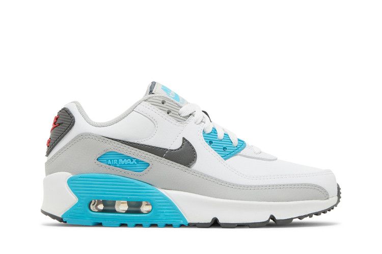 Nike Air Max 90 Leather GS 'White Chlorine Blue'