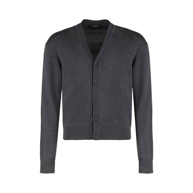 Jacquemus Le Cardigan Brode 'Dark Grey'