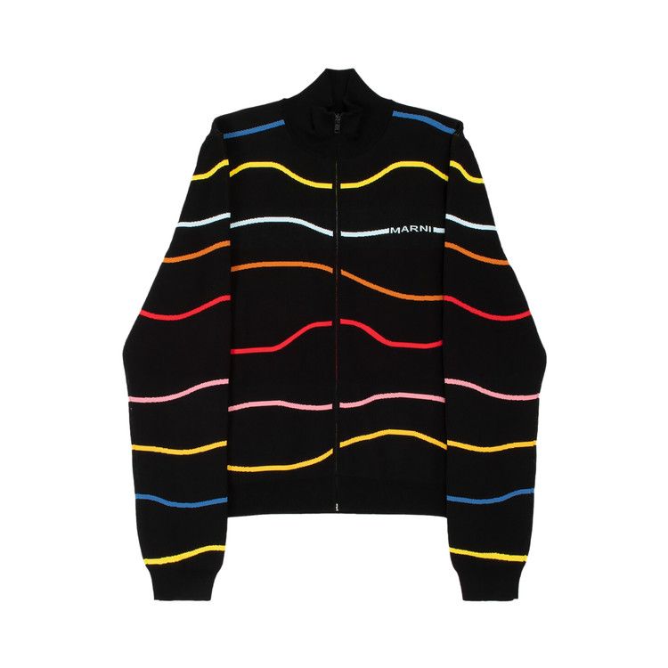 Marni Iconic Brushed Striped Cardigan 'Multicolor'