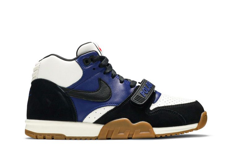 Polar Skate Co x Nike Air Trainer 1 SB 'Black Deep Royal Blue'