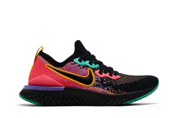 Nike Wmns Epic React Flyknit 2 'Black Ember Glow'