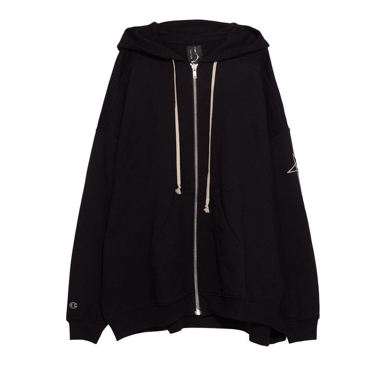 Rick Owens x Champion Jumbo Jason's Hoodie 'Black'