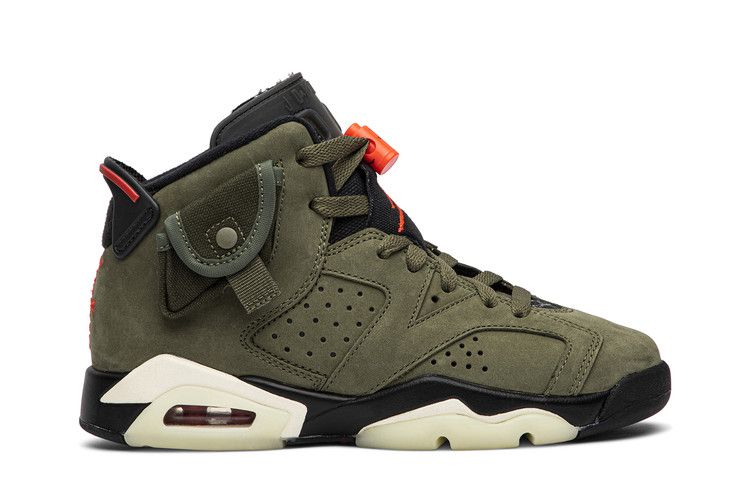 Travis Scott x Air Jordan 6 Retro GS 'Olive'