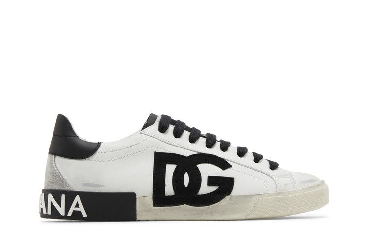 Dolce & Gabbana Portofino Vintage 'DG Logo Print - White Black'
