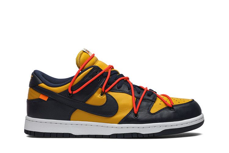Off-White x Nike Dunk Low 'University Gold'