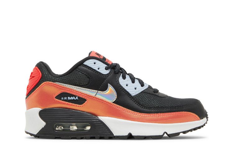 Nike Air Max 90 FP GS 'Black Laser Crimson'