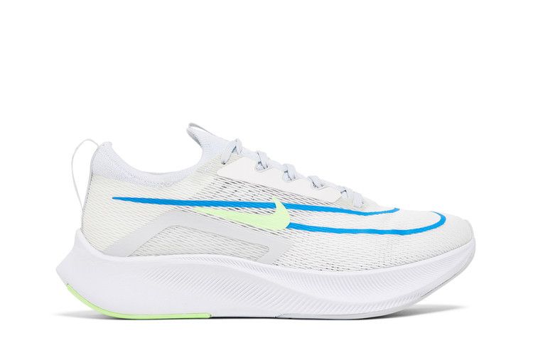 Nike Zoom Fly 4 'White Imperial Blue Lime Glow'