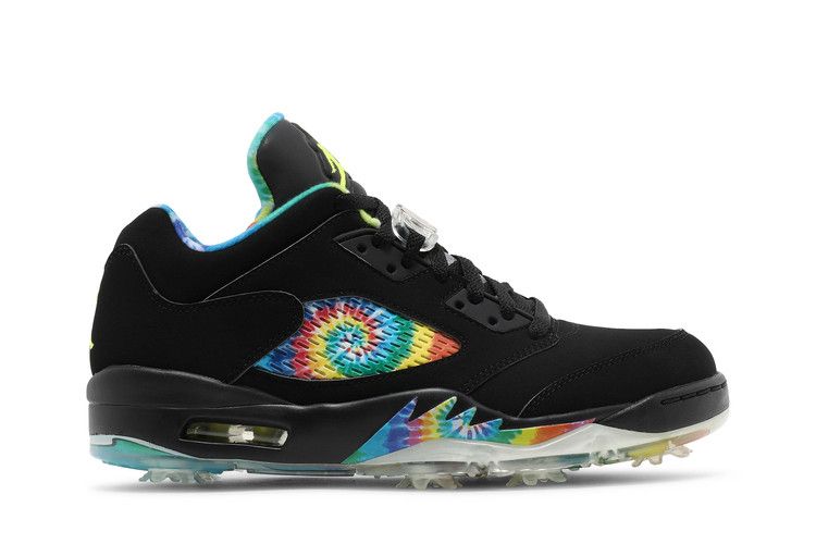 Air Jordan 5 Low Golf 'Peace & Love - Black'