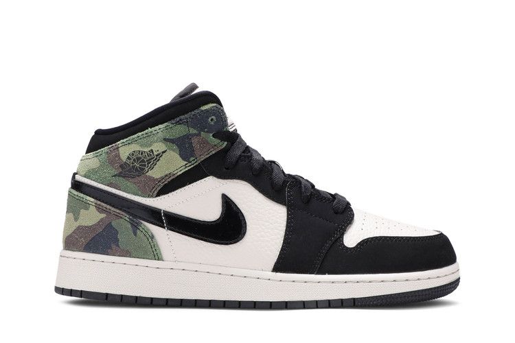 Air Jordan 1 Mid SE GS 'Camo'