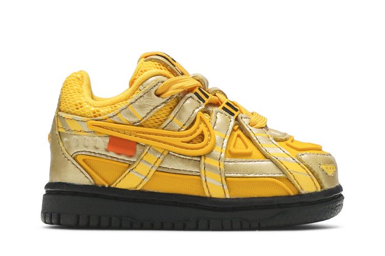Off-White x Nike Rubber Dunk TD 'University Gold'