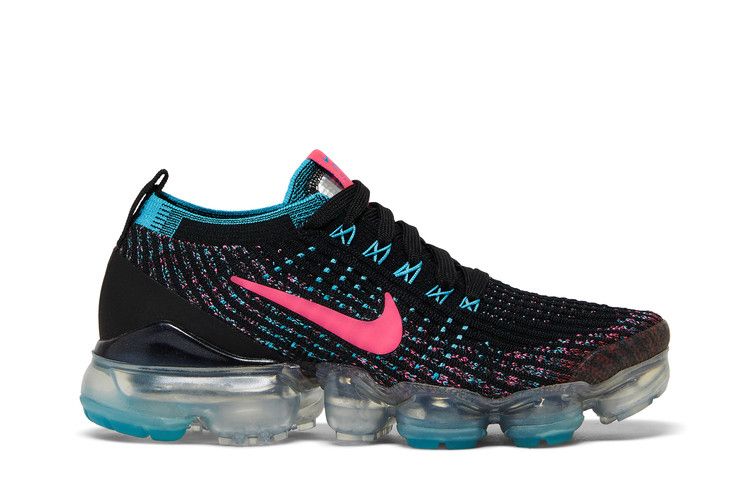 Nike Wmns Air VaporMax Flyknit 3 'Black Hyper Pink Blue'