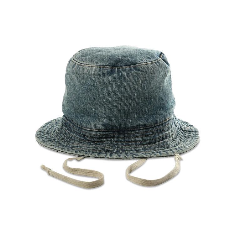 Rick Owens DRKSHDW Cappello In Denim Gilligan Hat 'Washed Indigo'