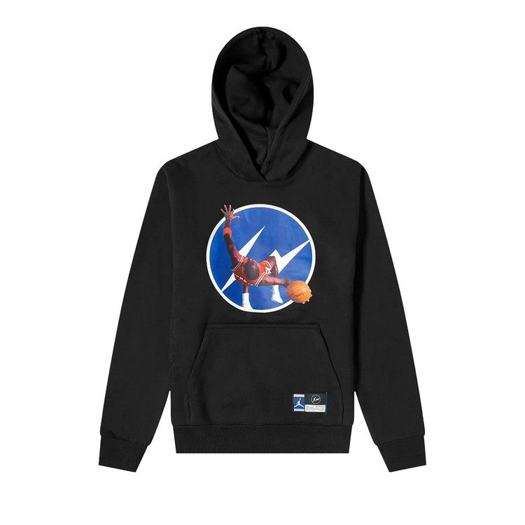Air Jordan x Fragment Image Pullover Hoodie 'Black/Reflective Silver'