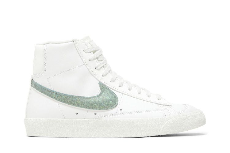 Nike Wmns Blazer Mid '77 Essential 'Glitter Swoosh - Dusty Sage'