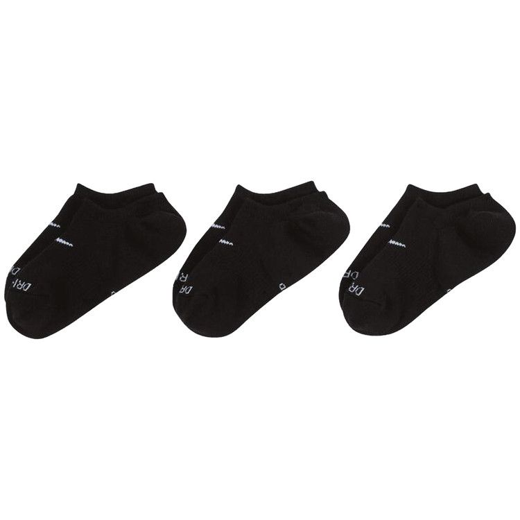 Nike Everyday Plus Cushioned Footie Socks (3 Pairs) 'Black'
