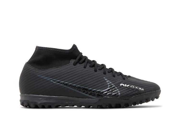 Nike Zoom Mercurial Superfly 9 Academy TF 'Black Dark Smoke Grey'