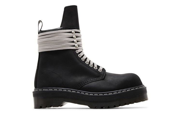 Dr. Martens x Rick Owens DRKSHDW 1460 Quad Sole Steel Toe Boot 'Black'