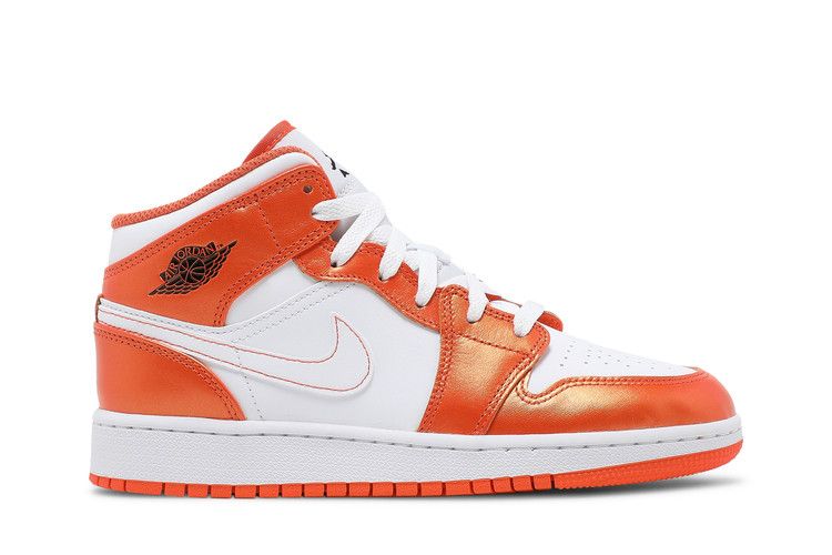 Air Jordan 1 Mid SE GS 'Electro Orange'
