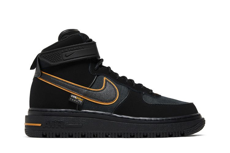 Nike Air Force 1 Boot 'Black University Gold'