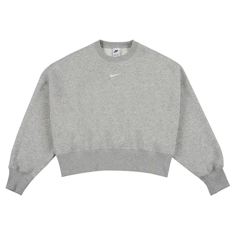 Nike NSW Phoenix Fleece Oversized Crew-Neck Sweatshirt 'Pure Platinum/Heather/Sail'