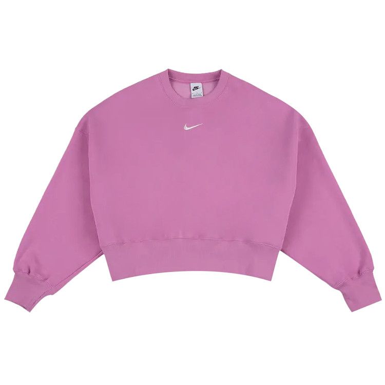Nike NSW Phoenix Fleece Oversized Crew-Neck Sweatshirt 'Light Magenta/Sail'