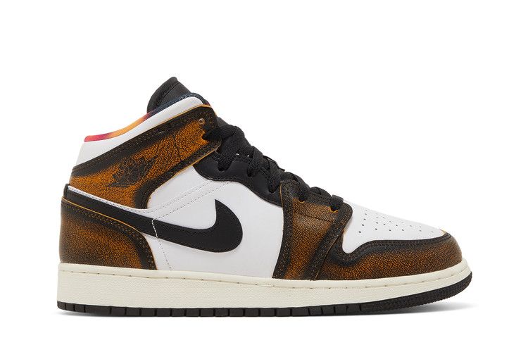 Air Jordan 1 Mid SE GS 'Wear-Away - Taxi'