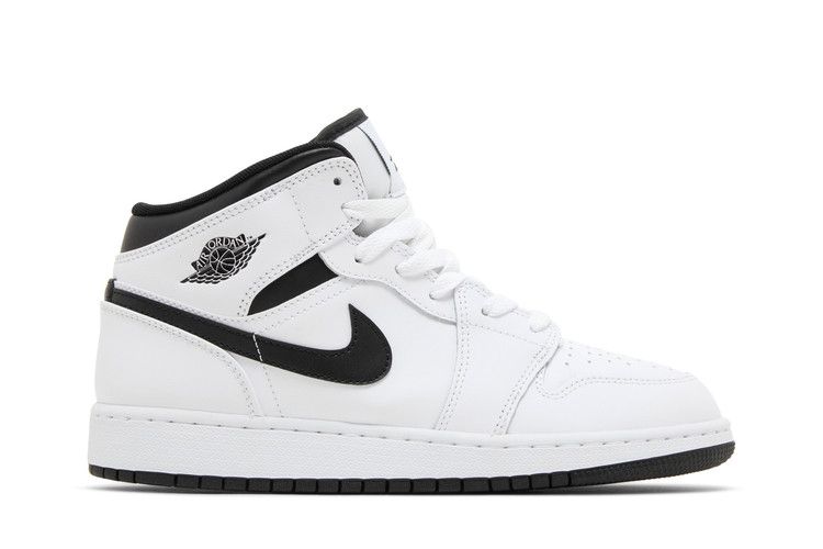 Air Jordan 1 Mid GS 'White Black'