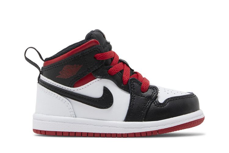 Air Jordan 1 Mid TD 'Gym Red Black Toe'