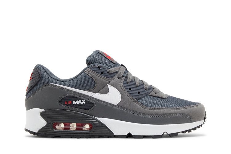 Nike Air Max 90 'Iron Grey University Red'