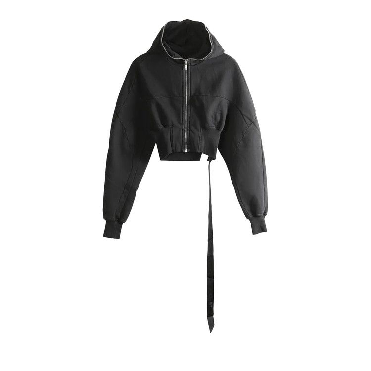 Rick Owens DRKSHDW Felpa Collage Gimp Hoodie 'Black'