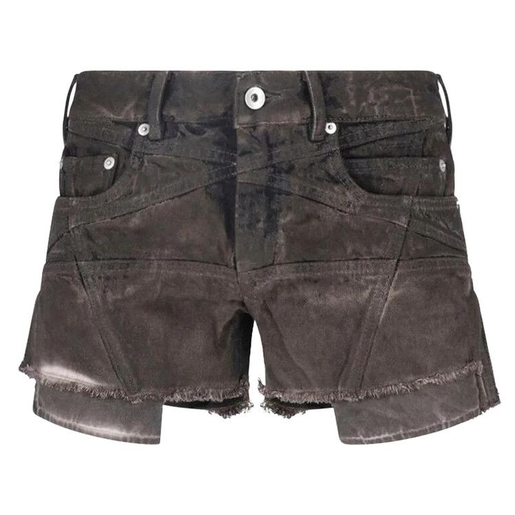 Rick Owens DRKSHDW Lana Cut Off Denim Shorts 'Dust'