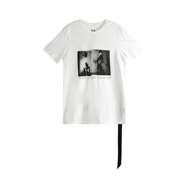 Rick Owens DRKSHDW Level T-Shirt 'Milk/Black'
