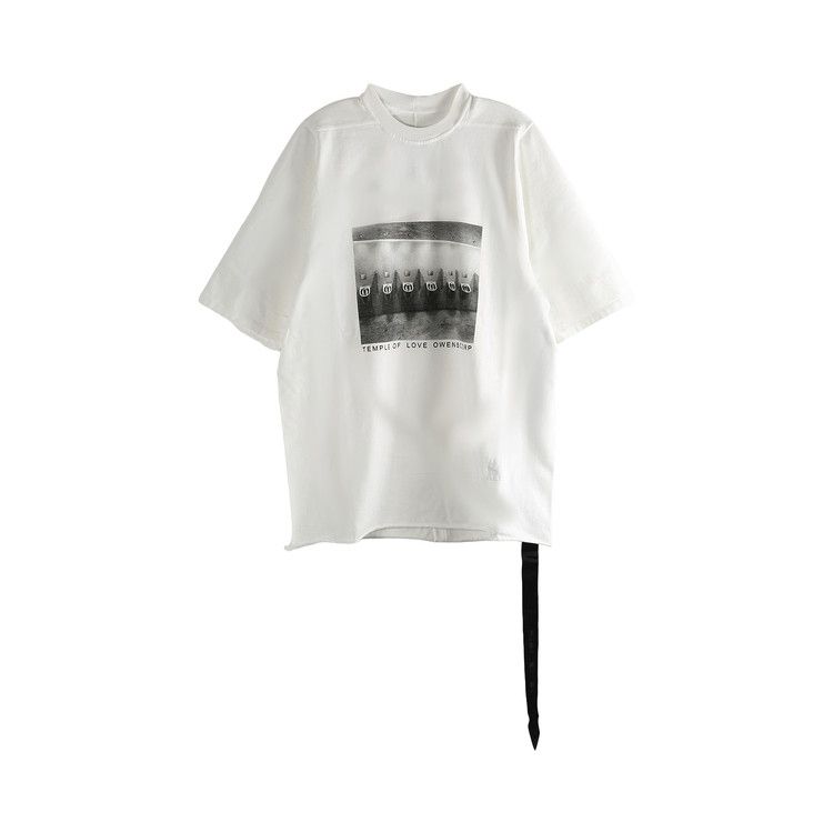 Rick Owens DRKSHDW Jumbo Short-Sleeve T-Shirt 'Milk/Black'