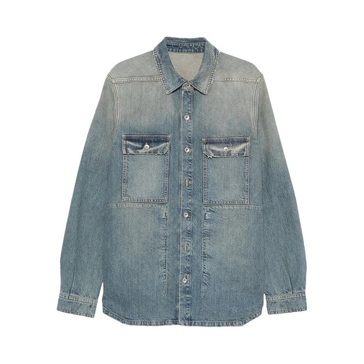 Rick Owens DRKSHDW Denim Outershirt 'Washed Indigo'
