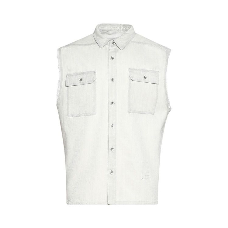 Rick Owens DRKSHDW Denim SL Tommy Jumbo Outershirt 'Milk Wash'