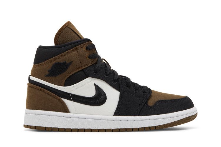 Wmns Air Jordan 1 Mid SE 'Olive Toe'