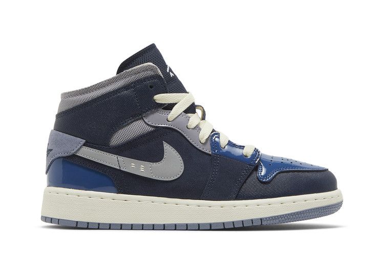 Air Jordan 1 Mid SE Craft GS 'Inside Out - Obsidian'