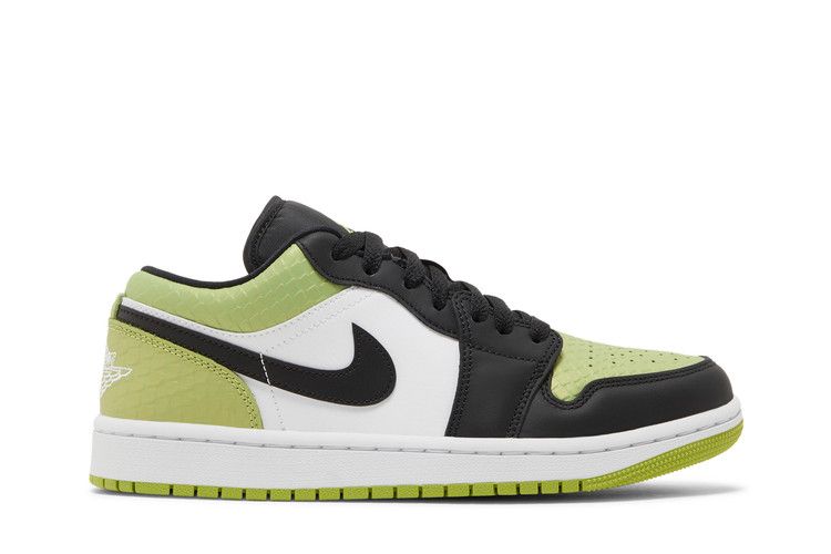 Wmns Air Jordan 1 Low SE 'Vivid Green Snakeskin'