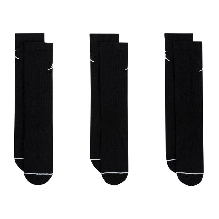 Air Jordan Everyday Crew Socks (3 Pairs) 'Black/White'