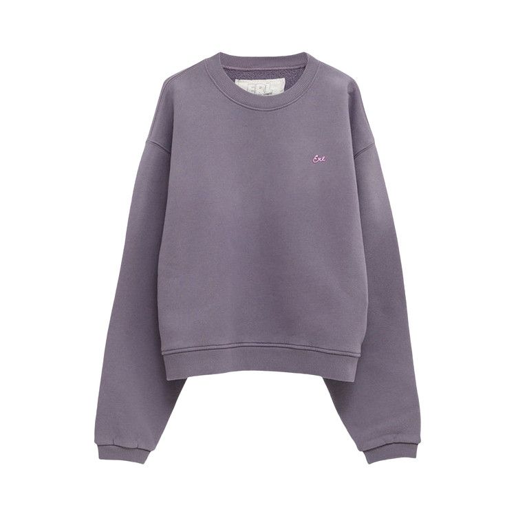 ERL Script Crewneck Sweatshirt Knit 'Purple'