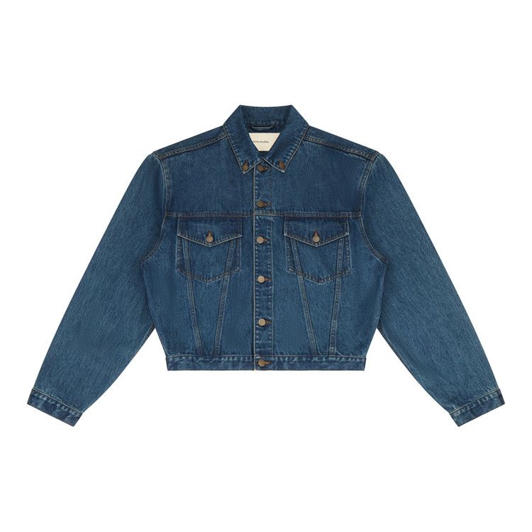 Entire Studios Shrunken Denim Jacket 'River Wash'