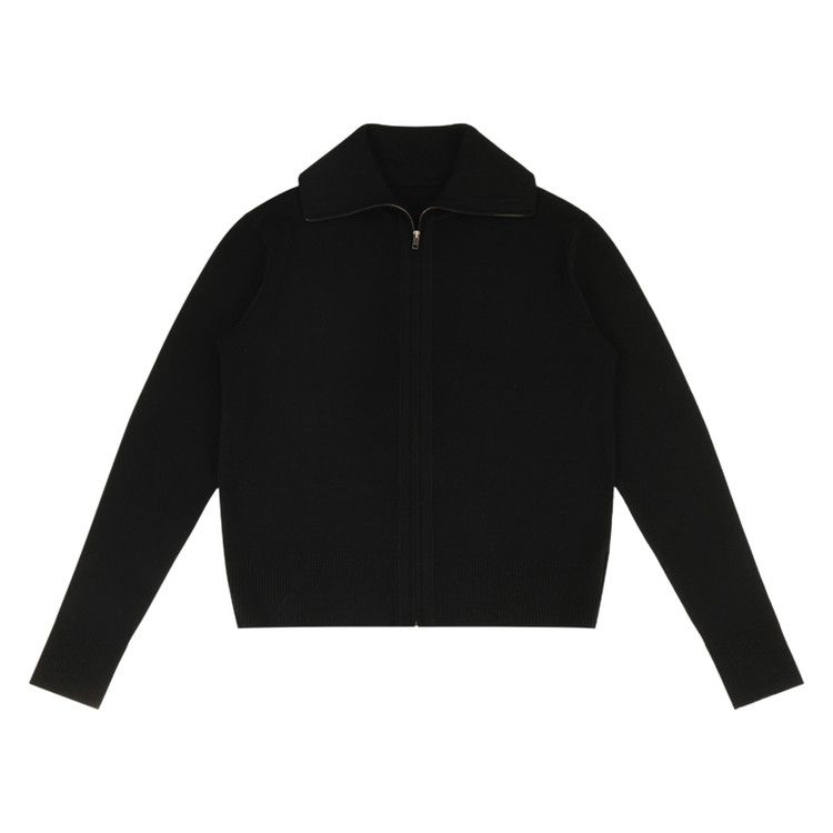 Entire Studios Knit Zip Up Jacket 'Black'