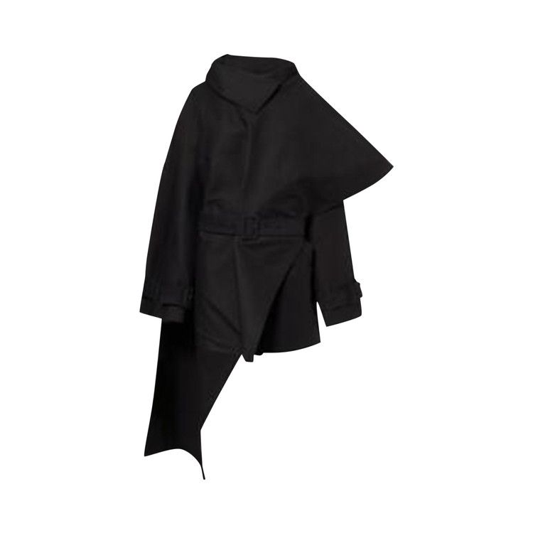 Entire Studios Mini Scarf Coat 'Black'