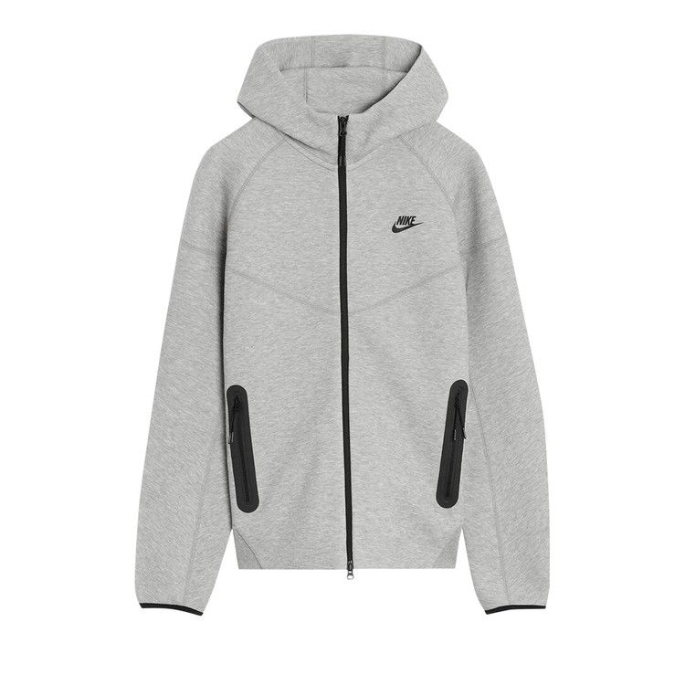 Nike Sportswear Tech Fleece Windrunner Full Zip Hoodie 'Dark Grey Heather/Black'