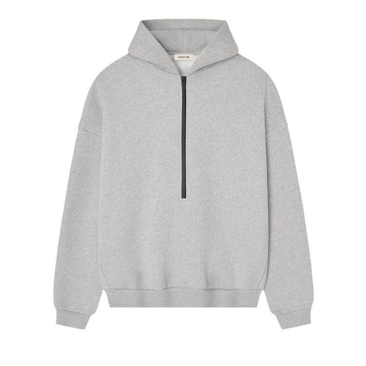 Fear of God Athletic Halfzip Hoodie 'Melange Grey'
