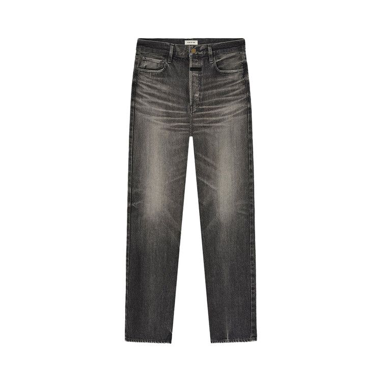 Fear of God Straight 5 Pocket Jean 'Rinsed Black'
